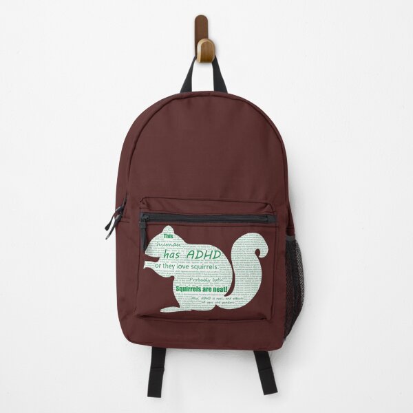 Item preview, ADHD Squirrel (text art) designed and sold by Amanda1775.