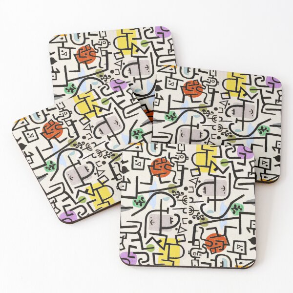 Item preview, Vintage Modern ABSTRACT ART Pattern designed and sold by blackdogshop.