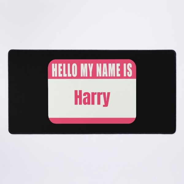 Item preview, Hello My Name Is Harry Name Tag  designed and sold by Cafecreative.