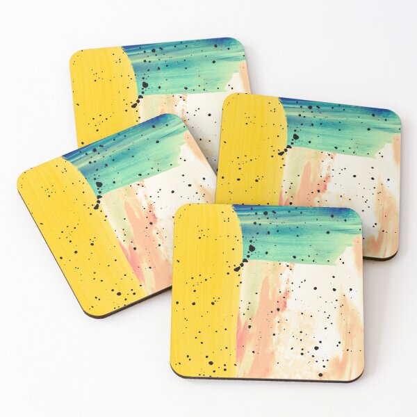 Item preview, Acrylic Brush Strokes And Splatter Patterned designed and sold by Designs By YL.