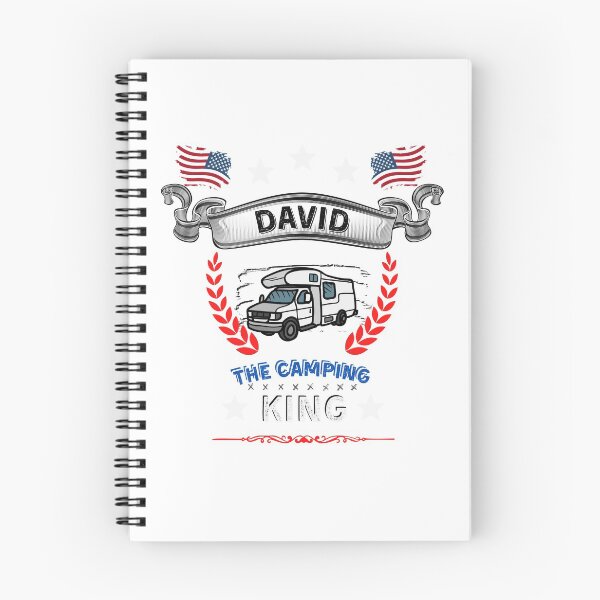 Item preview, David USA Camper Camping RV Senderismo Regalo Cumpleaños designed and sold by InsomniaMerch.