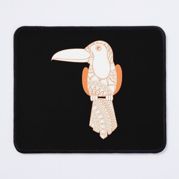 Item preview, Orange toucan mandala designed and sold by YuneDesigns.