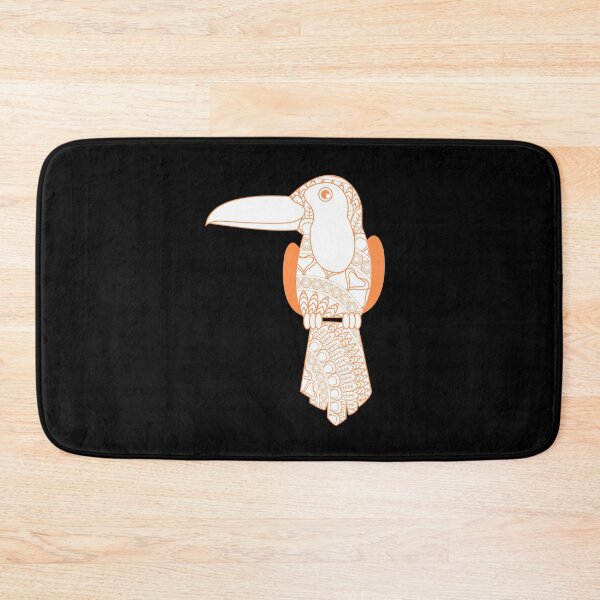 Item preview, Orange toucan mandala designed and sold by YuneDesigns.