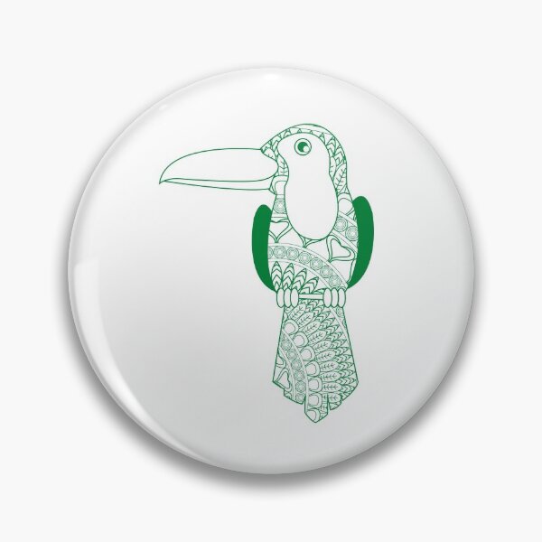 Item preview, Green toucan mandala designed and sold by YuneDesigns.