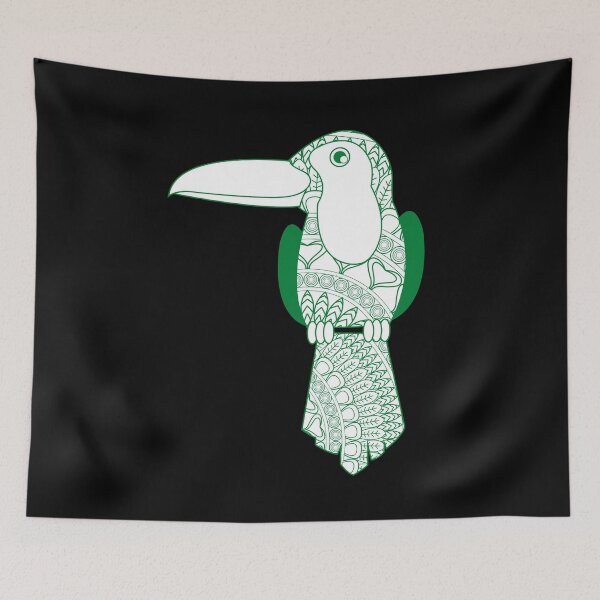 Item preview, Green toucan mandala designed and sold by YuneDesigns.