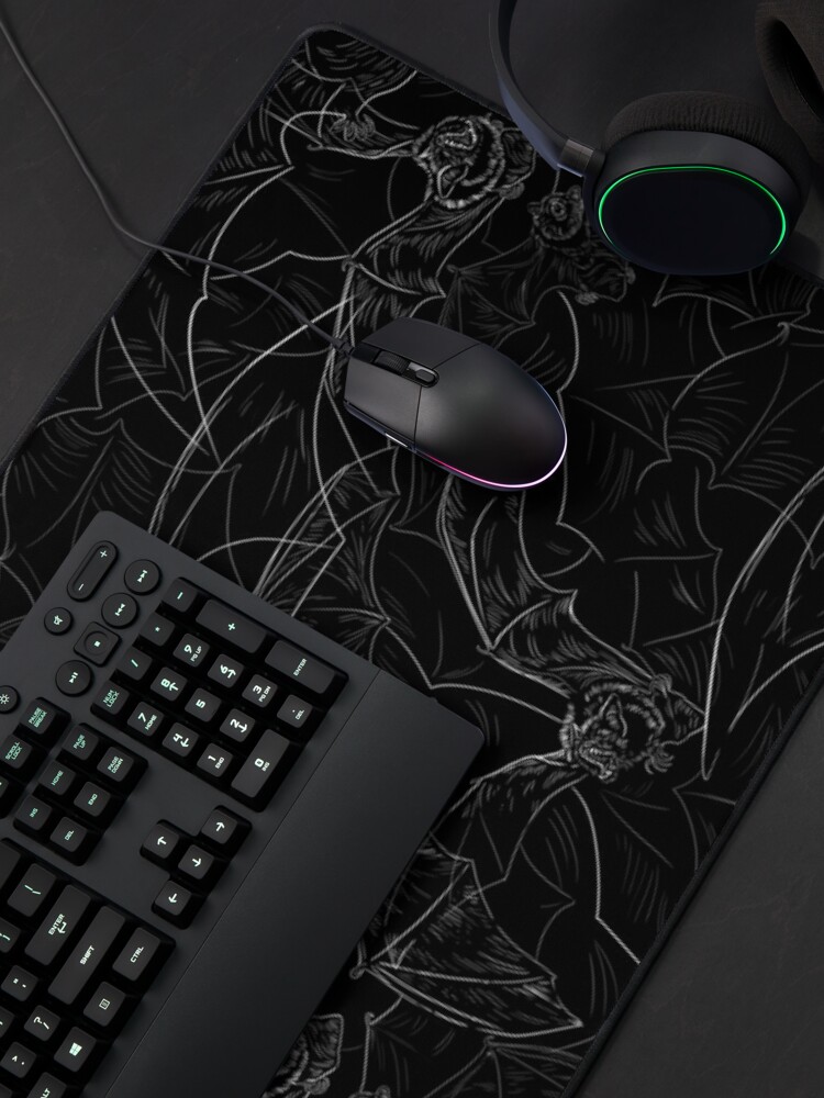 Disover Scary Bat Attack Desk Mat
