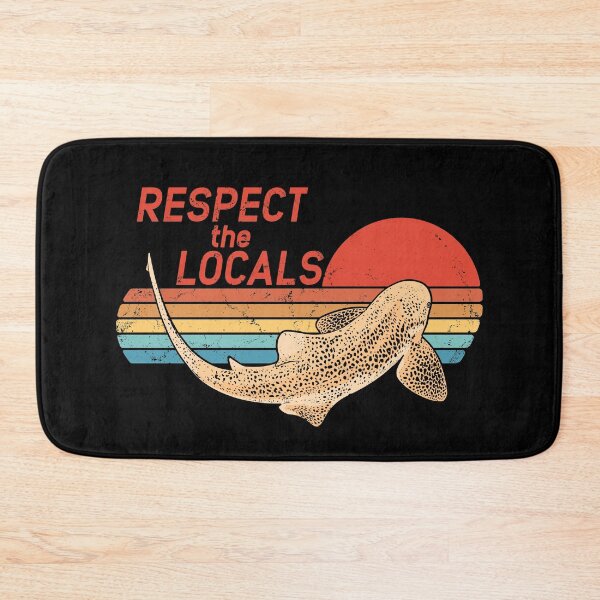 Item preview, Respect the locals zebra shark designed and sold by NicGrayGraphic.