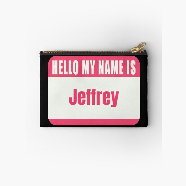 Item preview, Hello My Name is Jeffrey Name Tag  designed and sold by Cafecreative.