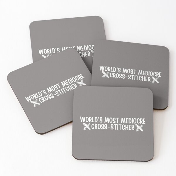 Item preview, World's Most Mediocre Cross-Stitcher designed and sold by choceclairs.