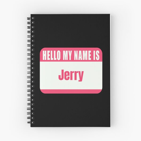 Item preview, Hello My Name is Jerry Name Tag  designed and sold by Cafecreative.