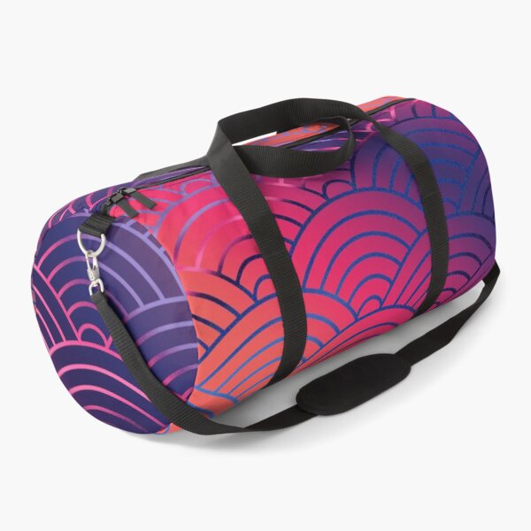 Item preview, Japanese Seigaiha Wave Abstract Purple Yellow Pink Gradient Pattern  designed and sold by IrinchiDE.