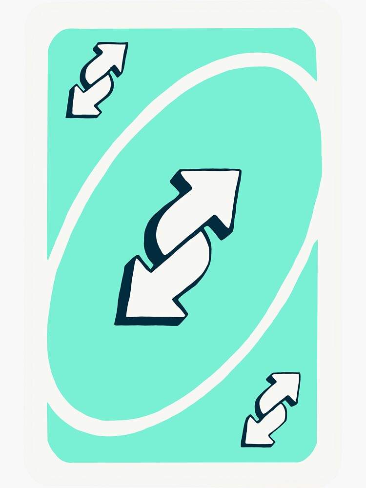 Uno Reverse Sticker for iOS & Android