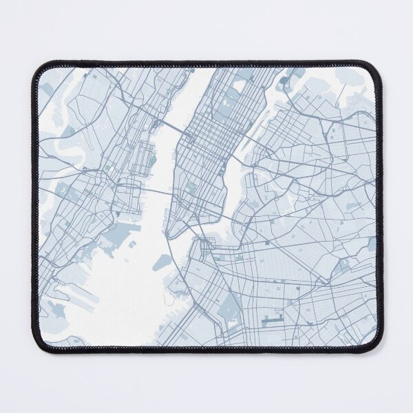 Item preview, New York City Map, USA City, NYC designed and sold by TheRedFinch.