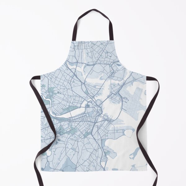 Item preview, Boston City Map, USA City Massachusetts designed and sold by TheRedFinch.