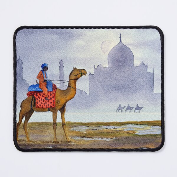 Item preview, Camel Riders Alongside The Taj Mahal By Moonlight designed and sold by William Holkham.