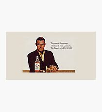 The Bourbon of Sean Connery Photographic Print
