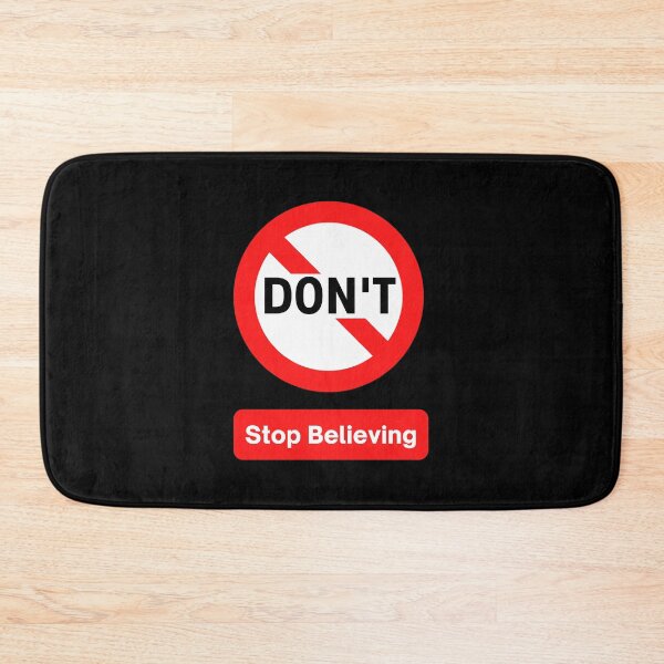 Item preview, DON'T Stop Believing - Motivational traffic road street sign design and advice designed and sold by Art4Motivation.