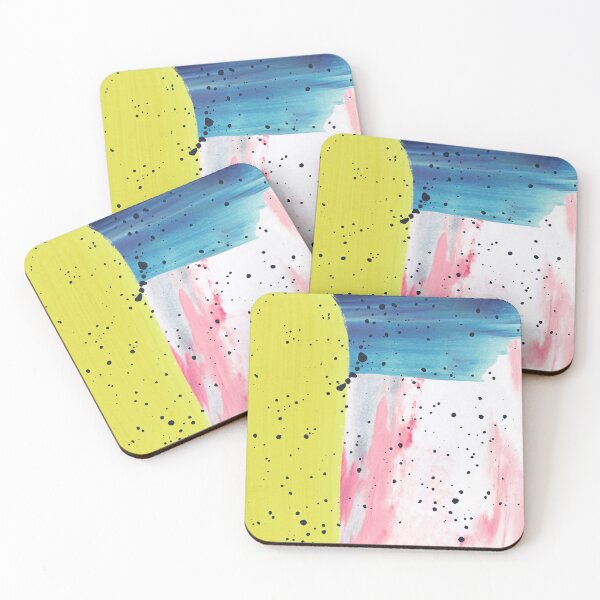 Item preview, Acrylic Brush Strokes And Splatter Patterned designed and sold by Designs By YL.