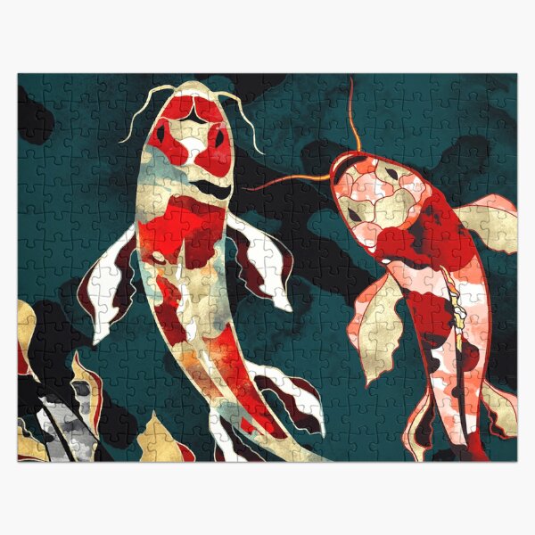 Metallic Koi Jigsaw Puzzle