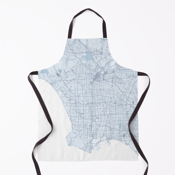 Item preview, Los Angeles Map, LA California, Blue Map Art, Travel, Traveler Gift  designed and sold by TheRedFinch.