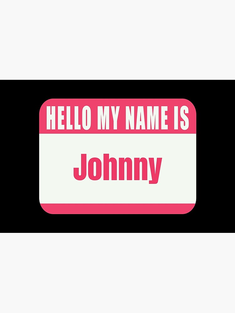 Hello My Name is Louis Name Tag  Sticker for Sale by Cafecreative