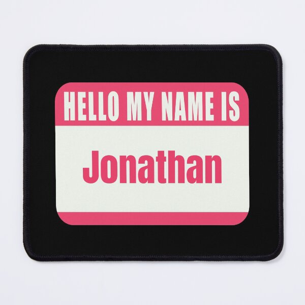 Item preview, Hello My Name Is Jonathan Name Tag  designed and sold by Cafecreative.