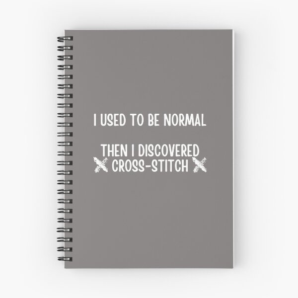 Item preview, I Used to be Normal then I Discovered Cross-Stitch designed and sold by choceclairs.