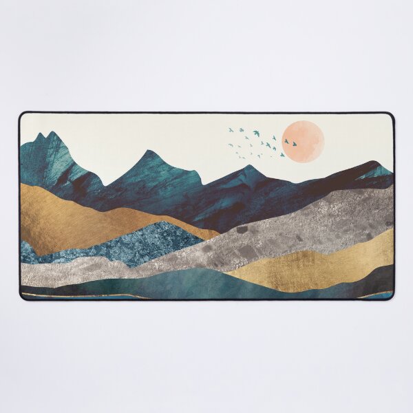 Aperçu de l'œuvre Reflet de la montagne bleue créée et vendue par spacefrogdesign.