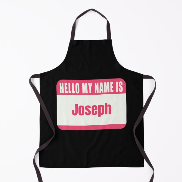 Item preview, Hello My Name is Joseph Name Tag designed and sold by Cafecreative.