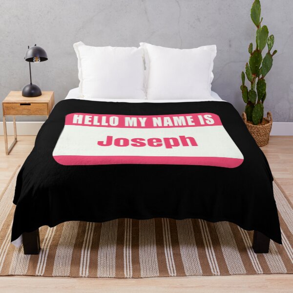 Item preview, Hello My Name is Joseph Name Tag  designed and sold by Cafecreative.
