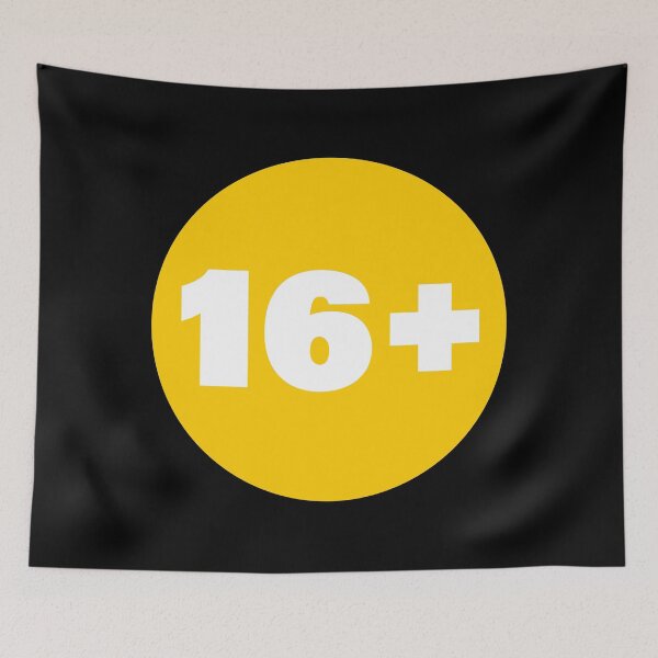 Item preview, 16+ - yellow designed and sold by Hell-Prints.