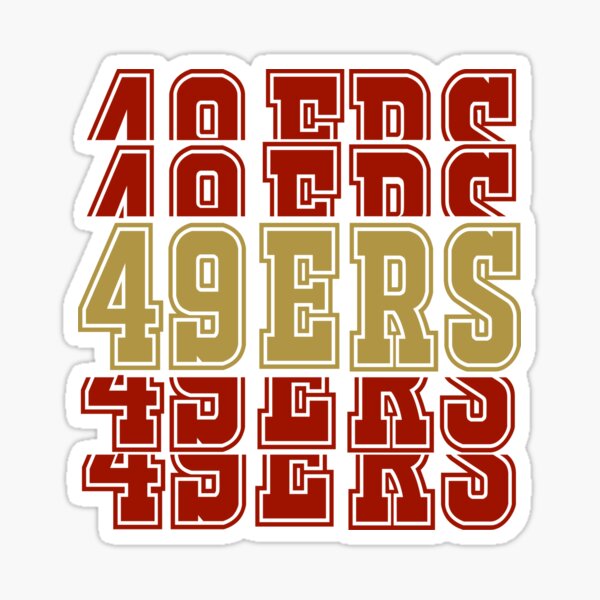 49 ers - 49ers logo - 49ers gifts - gift idea 49ers Sticker