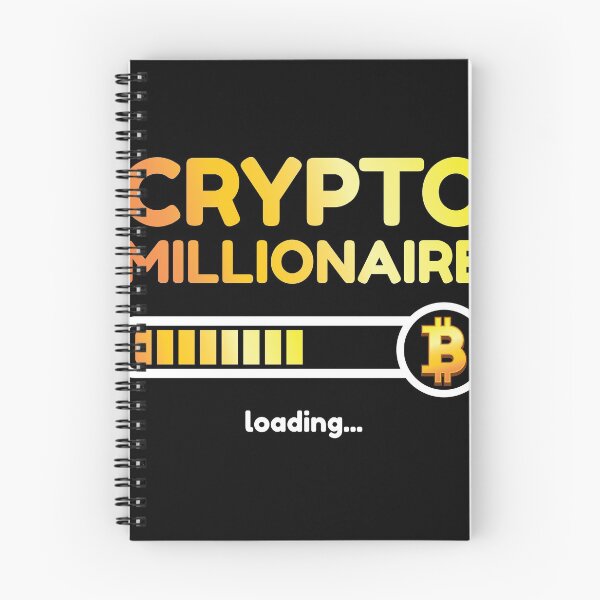 Item preview, Crypto Millionaire Loading Miner Hodl Blockchain Bitcoin designed and sold by Rzelemenz.