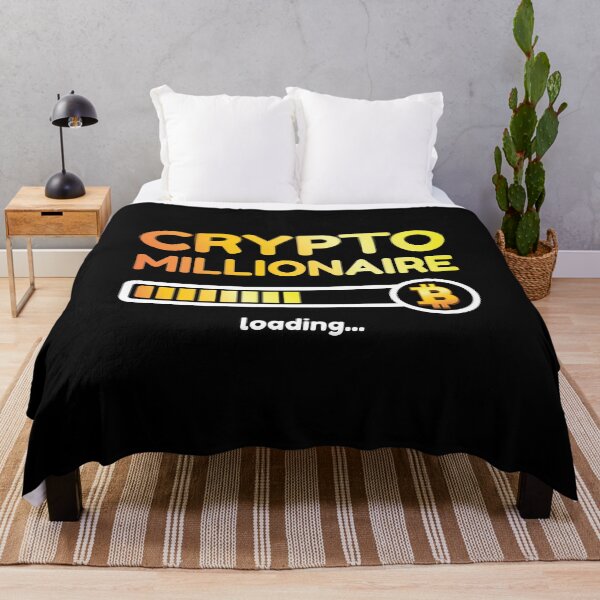 Item preview, Crypto Millionaire Loading Miner Hodl Blockchain Bitcoin  designed and sold by Rzelemenz.