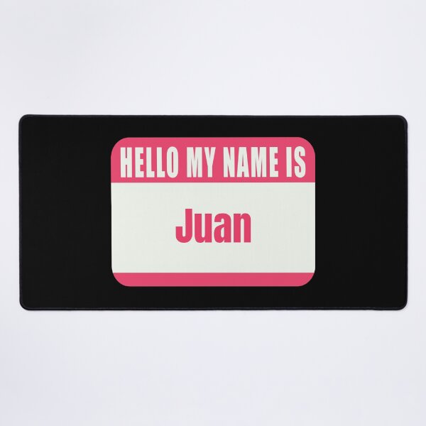 Item preview,  Hello My Name Juan is Name Tag  designed and sold by Cafecreative.