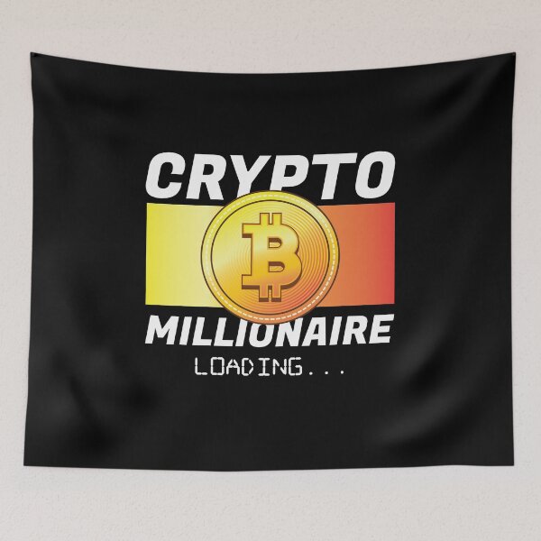 Item preview, Crypto Millionaire Loading Miner Hodl Blockchain Bitcoin  designed and sold by Rzelemenz.