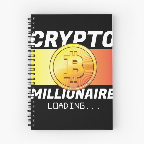 Item preview, Crypto Millionaire Loading Miner Hodl Blockchain Bitcoin designed and sold by Rzelemenz.