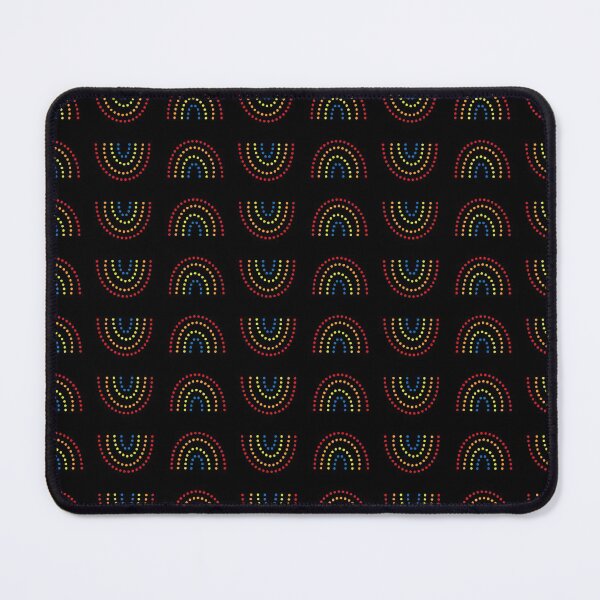 Item preview, Minimal Polka Dot Rainbow Pattern (black) designed and sold by Design Minds Boutique.