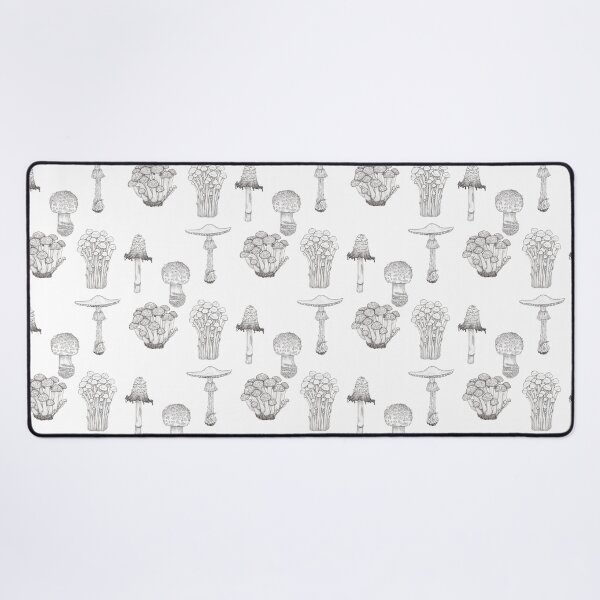 Mushroom Sketch Collection Desk Mat