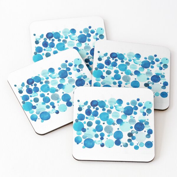 Item preview, Phthalo Blue Bubbles designed and sold by Beth Wagner.