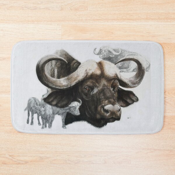 Item preview, Cape Buffalo Collage designed and sold by BarbBarcikKeith.