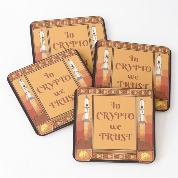 Item preview, In Crypto we Trust  Crypto Hodl BTC Blockchain Bitcoin  designed and sold by Rzelemenz.