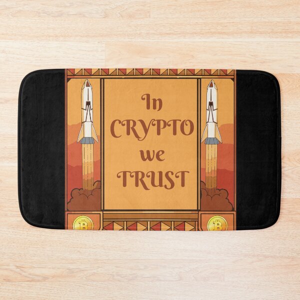 Item preview, In Crypto we Trust  Crypto Hodl BTC Blockchain Bitcoin  designed and sold by Rzelemenz.