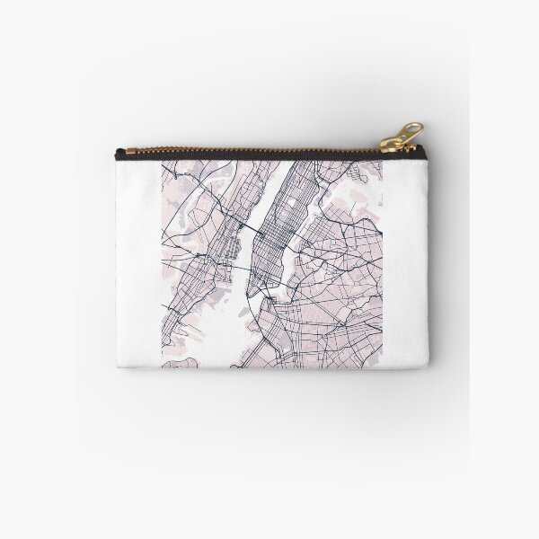 Item preview, New York City Map, USA City, NYC Pink designed and sold by TheRedFinch.