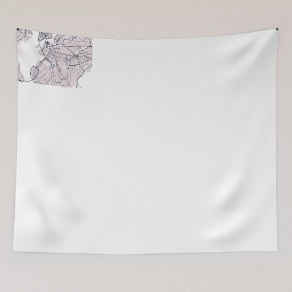 Item preview, New York City Map, USA City, NYC Pink designed and sold by TheRedFinch.