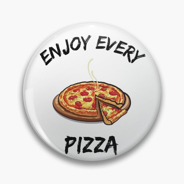 Item preview, Enjoy Every Pizza Hot Steaming Pizza Clipart designed and sold by LuckyKermit.