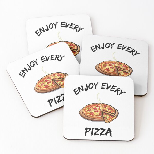 Item preview, Enjoy Every Pizza Hot Steaming Pizza Clipart designed and sold by LuckyKermit.