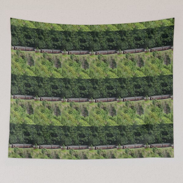 Item preview, OLD STEAM TRAIN IN THE RAINFOREST designed and sold by kazaroodie.