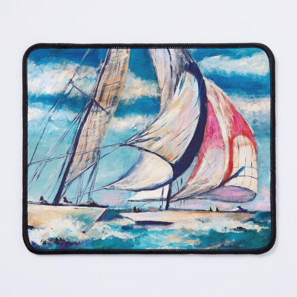 Item preview, Sailboat Race. designed and sold by vintagejoann.