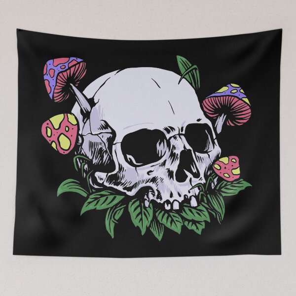 Item preview, Fungal Mushroom Skull designed and sold by Olhado.